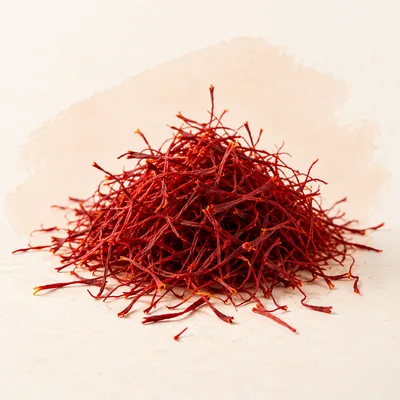 Persian saffron threads and authentic spices